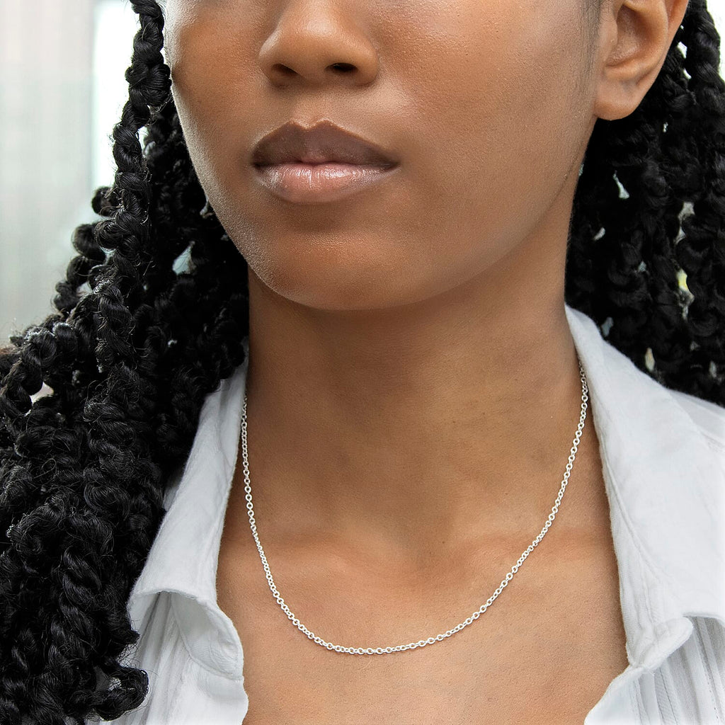 Sterling Silver Chain (Size - 18)