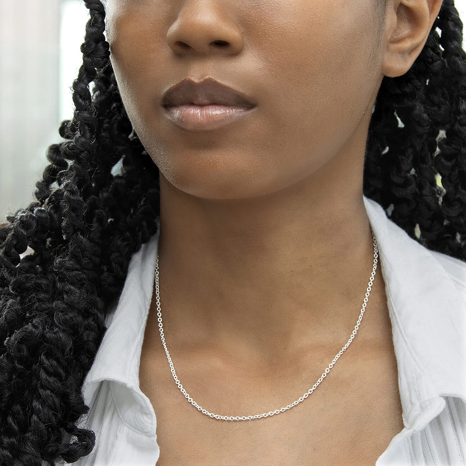 Sterling Silver Trace Chain 18 Inch 7607799 2