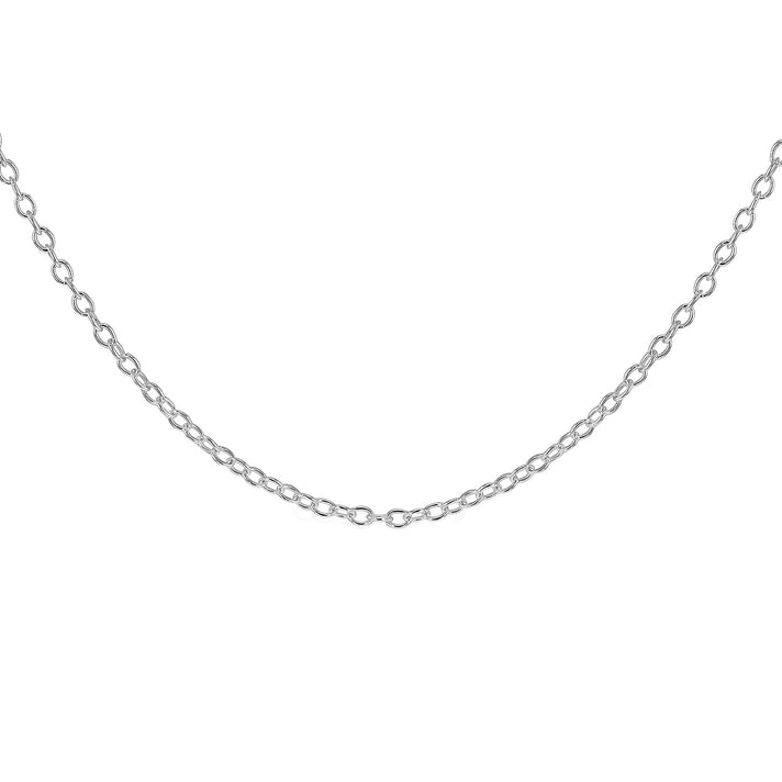 Sterling Silver Trace Chain 18 Inch 7609225 2