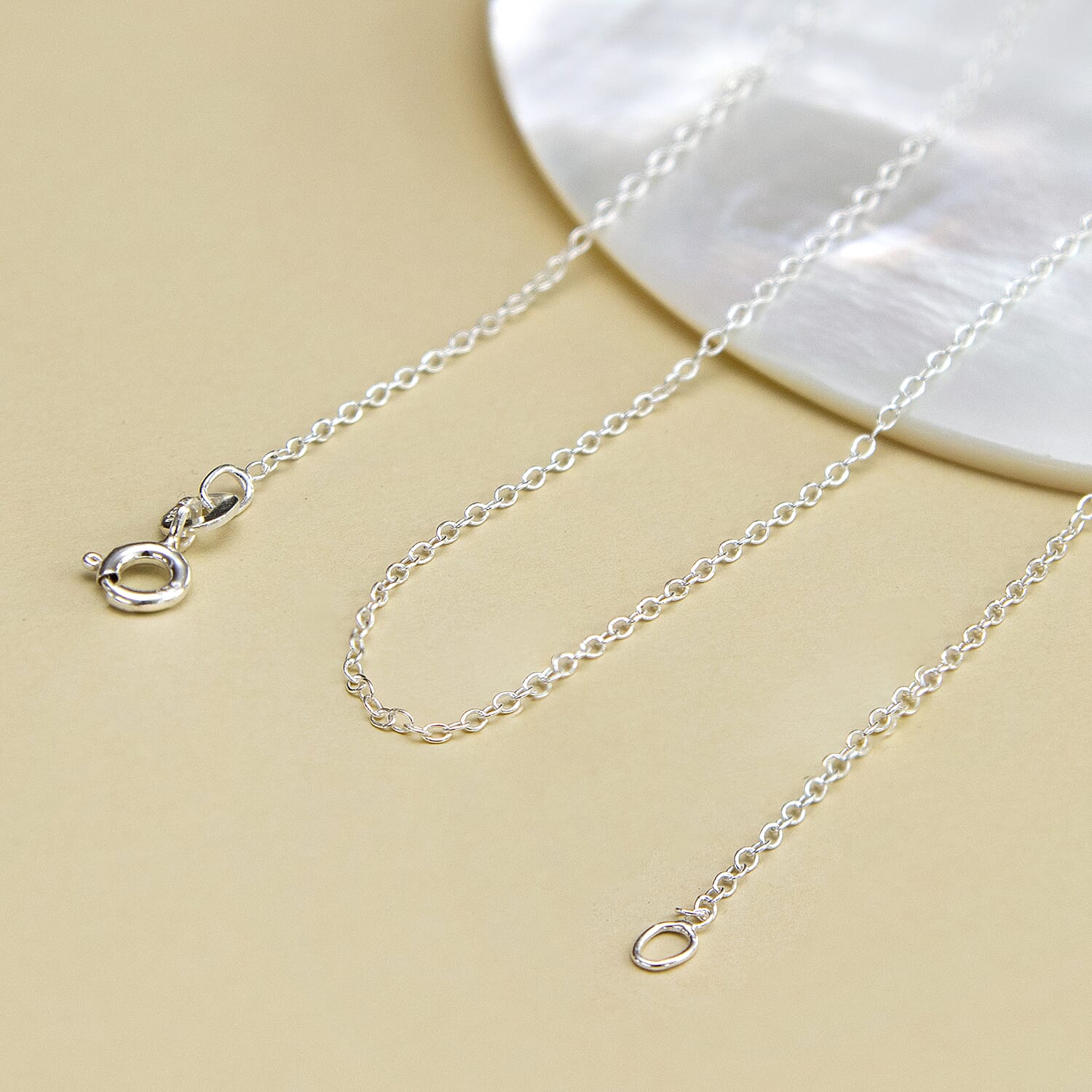 Sterling Silver Trace Chain 18 Inch 7609225 6