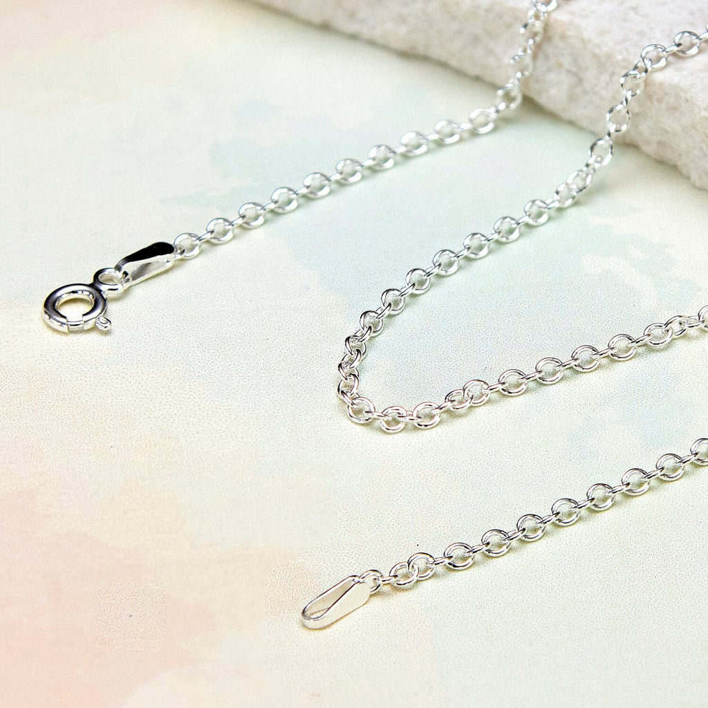 Sterling Silver Chain (Size - 24)