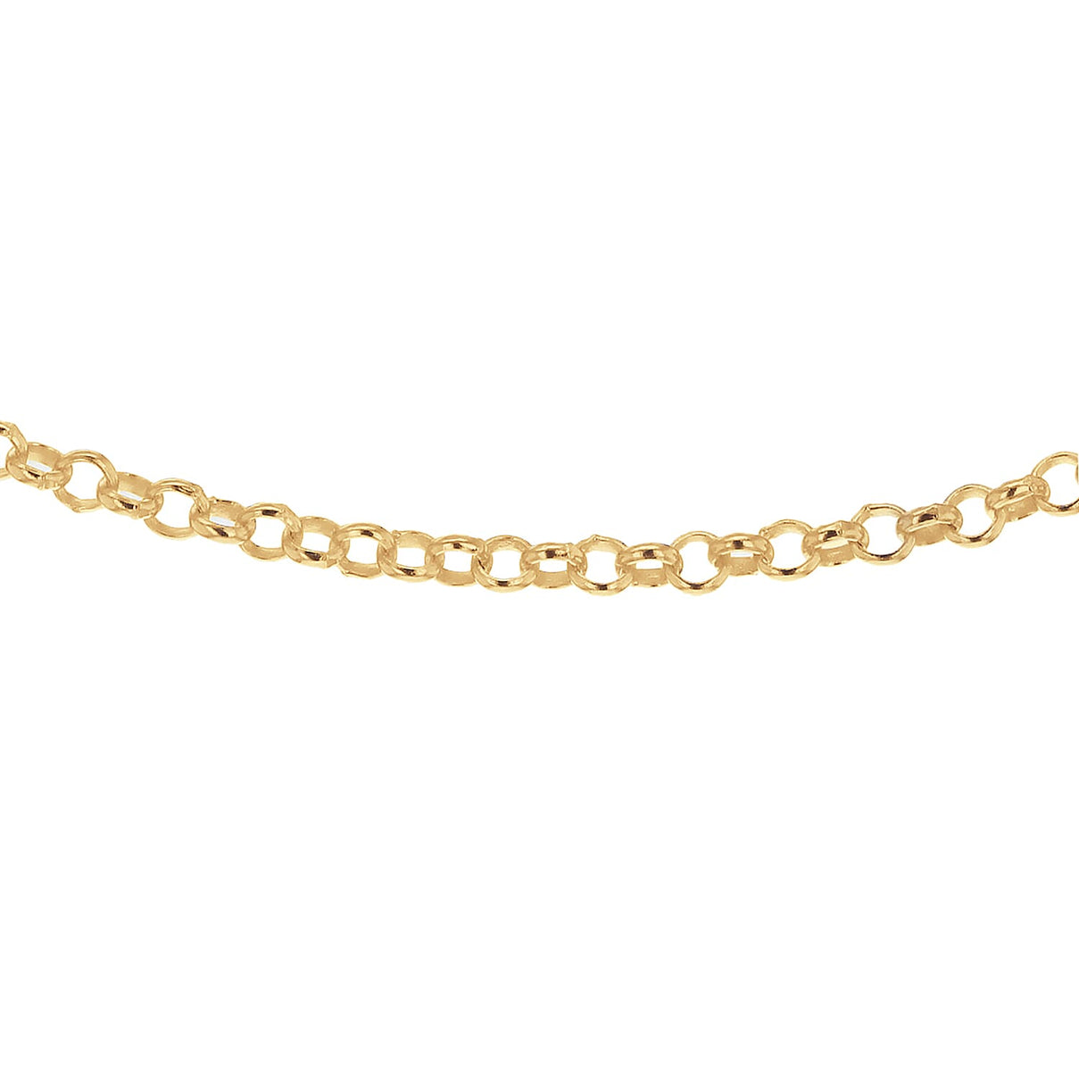 Sterling Silver Yellow Gold Plated 1.7mm Belcher Chain 18 Inch 7611430 6