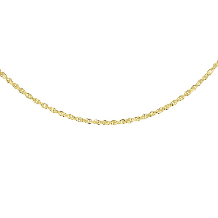 Sterling Silver Yellow Gold Plated 1.8mm 35 Prince of Wales Chain 20 Inch 7620542 2