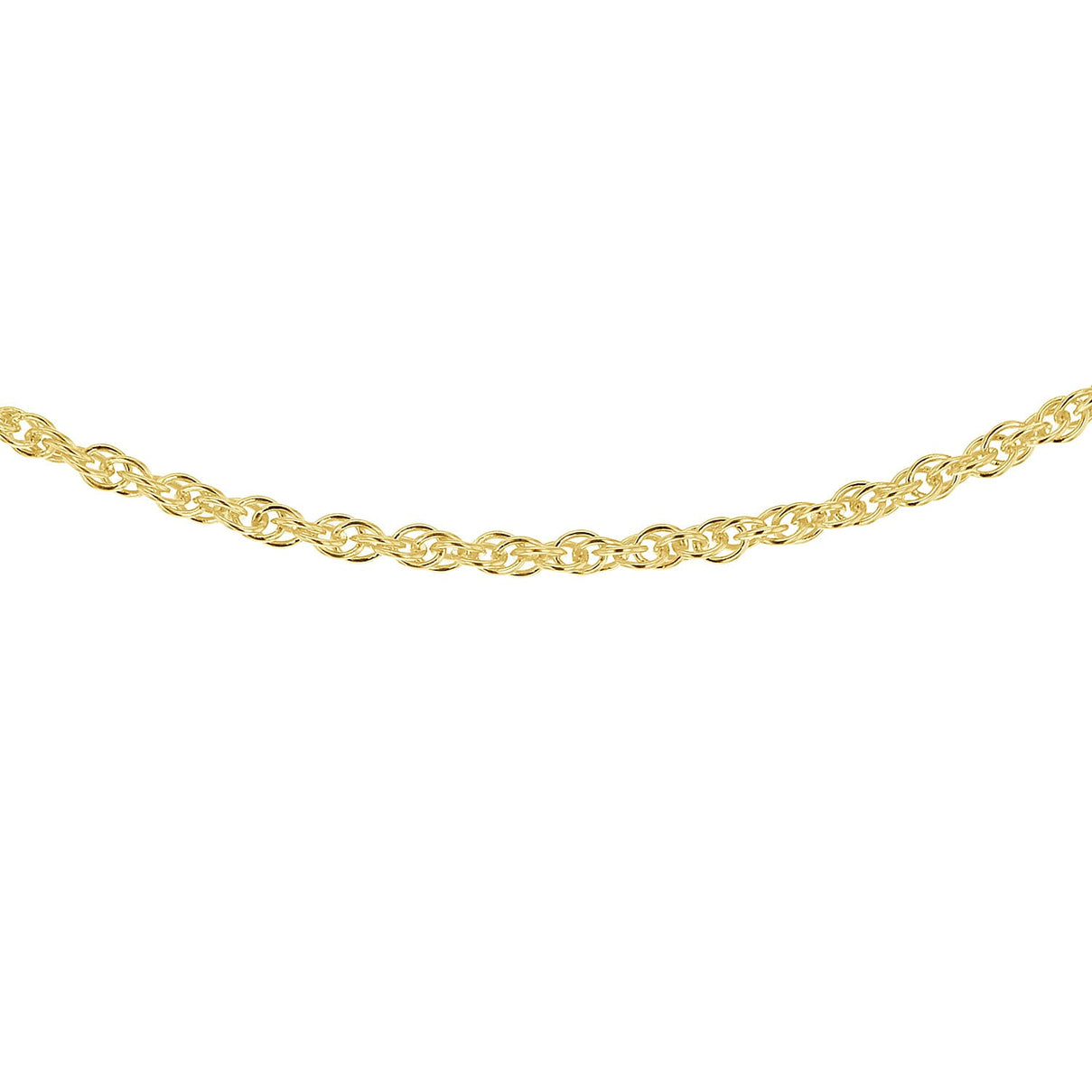Sterling Silver Yellow Gold Plated 1.8mm 35 Prince of Wales Chain 20 Inch 7620542 4