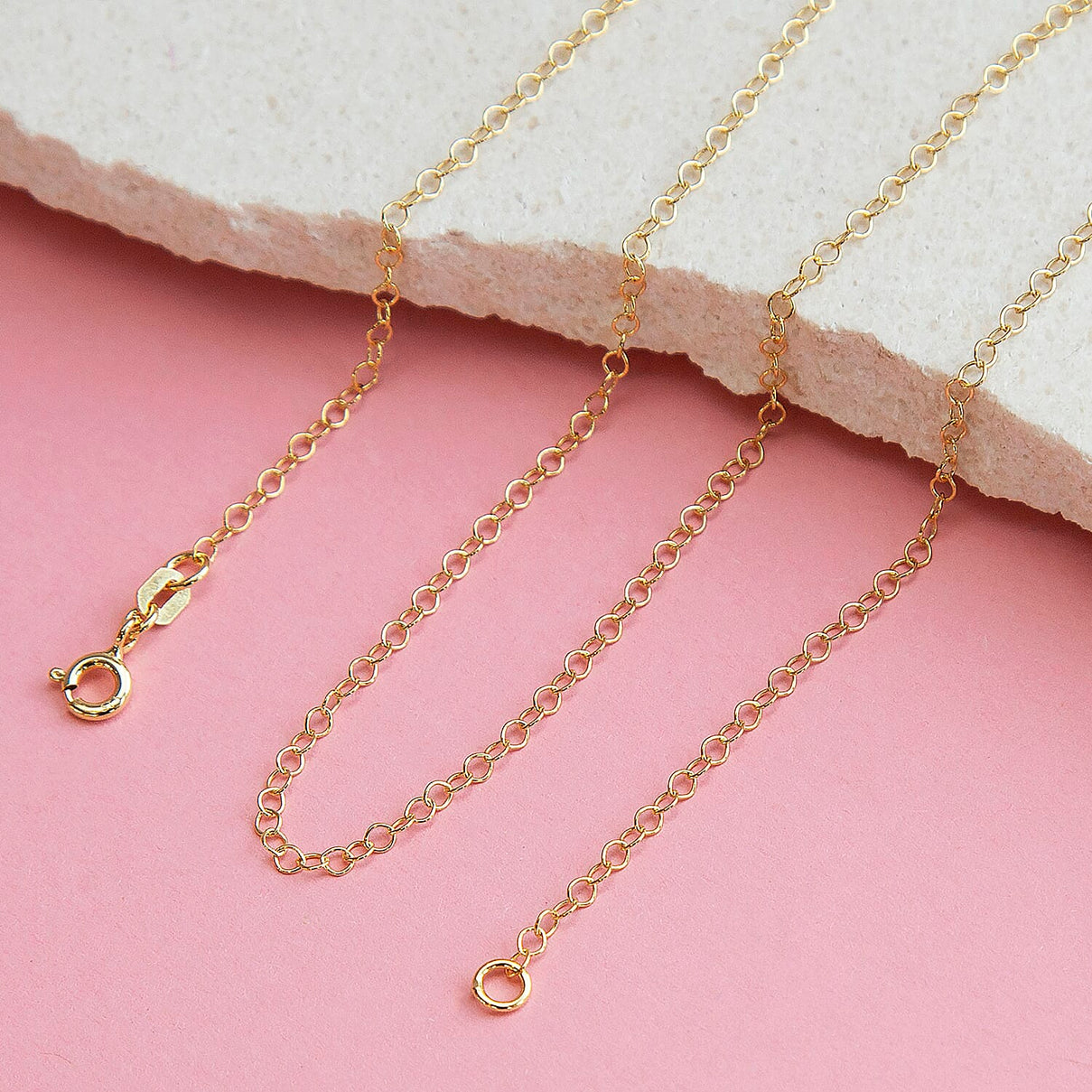 Sterling Silver Yellow Gold Plated 30 Belcher Chain 16 Inch 7611481 5