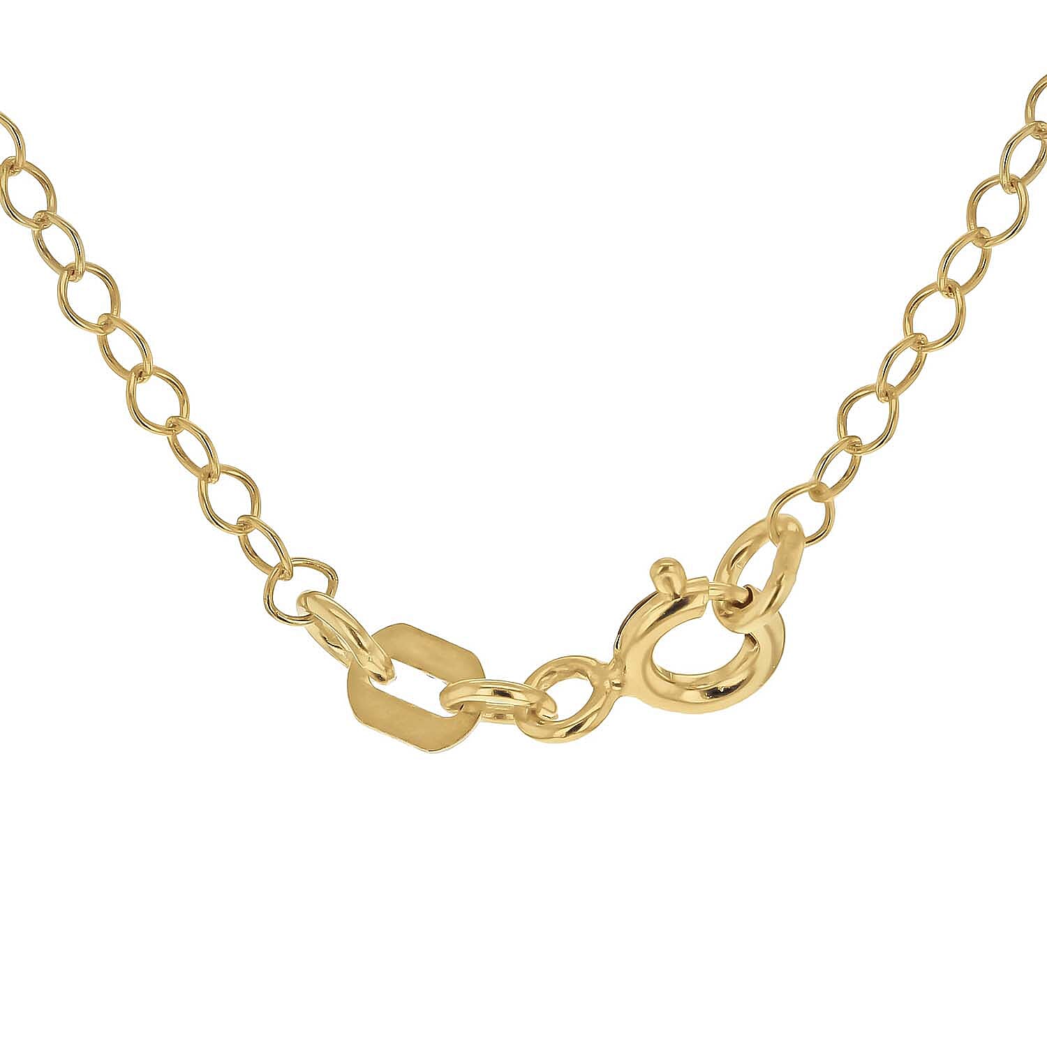 Sterling Silver Yellow Gold Plated 30 Belcher Chain 16 Inch 7611481 7