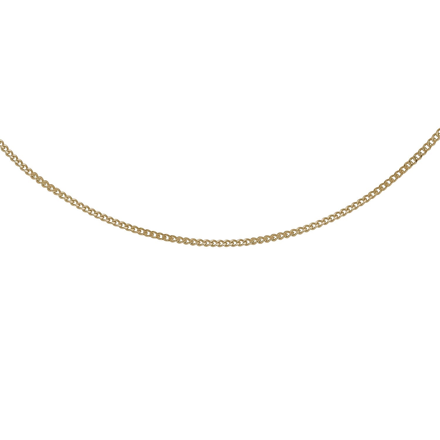 Sterling Silver Yellow Gold Plated Adjustable Heart Slider 35 PG Curb Chain 18 Inch 7620558 3