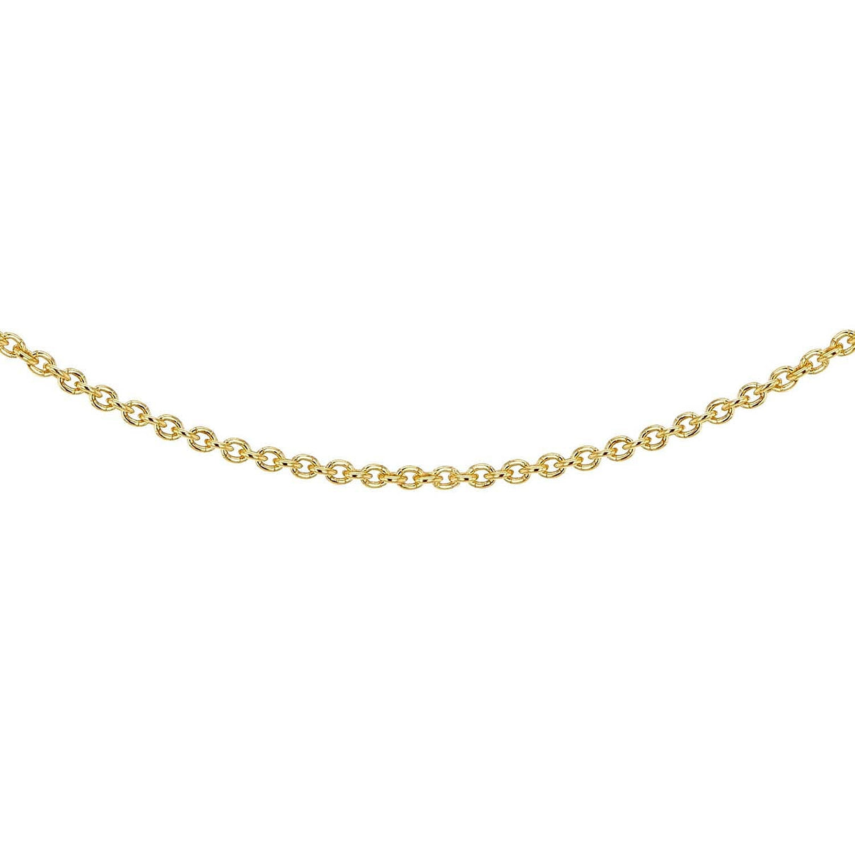 Sterling Silver Yellow Gold Plated Belcher Chain 14 Inch 7611567 5