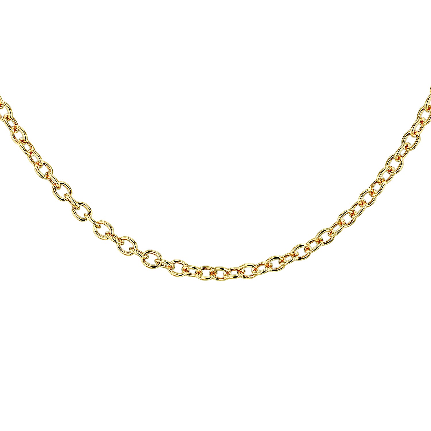 Sterling Silver Yellow Gold Plated Belcher Chain 16 Inch 7616592 6