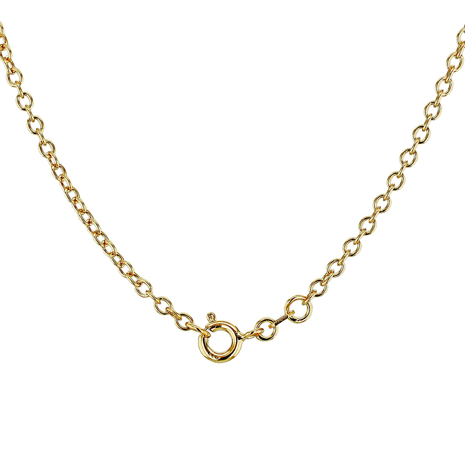 Sterling Silver Yellow Gold Plated Belcher Chain 16 Inch 7616592 7