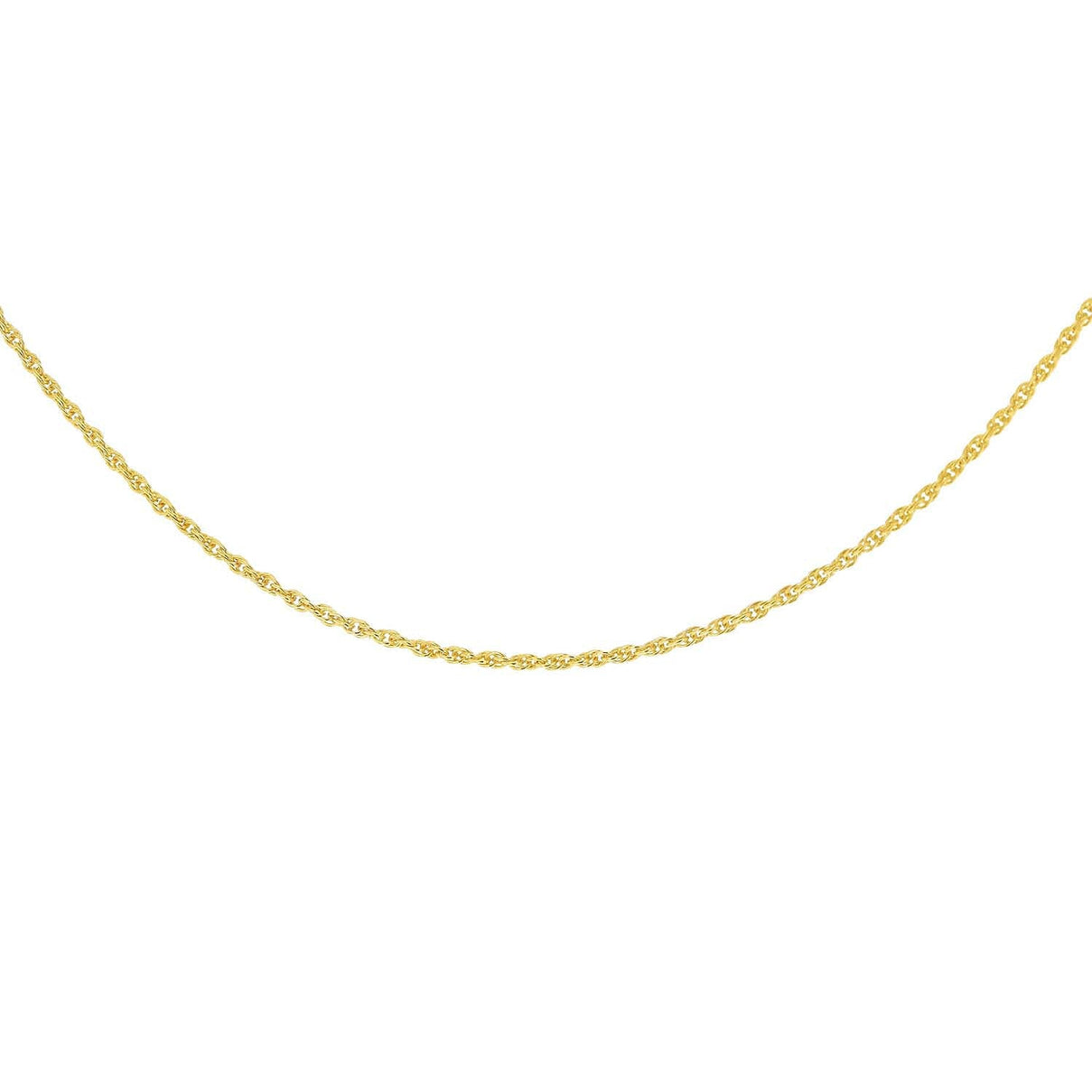 Sterling Silver Yellow Gold Plated Prince of Wales Chain 18 Inch 7620832 3