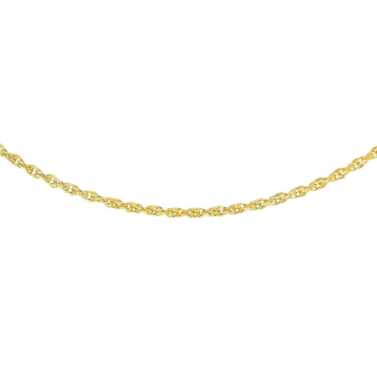 Sterling Silver Yellow Gold Plated Prince of Wales Chain 18 Inch 7620832 6