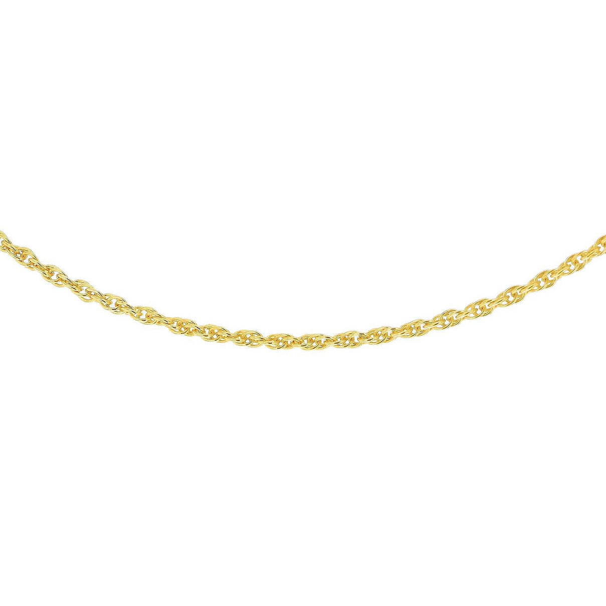 Sterling Silver Yellow Gold Plated Prince of Wales Chain 24 Inch 7620834 6