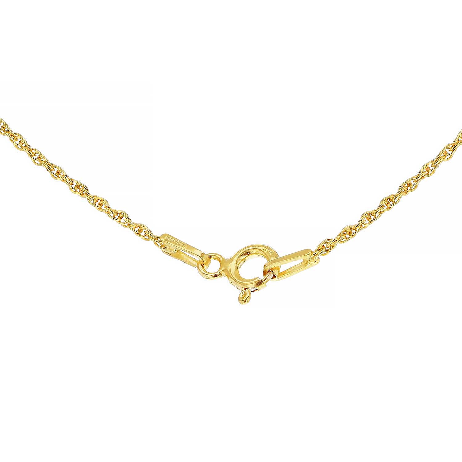 Sterling Silver Yellow Gold Plated Prince of Wales Chain 24 Inch 7620834 7