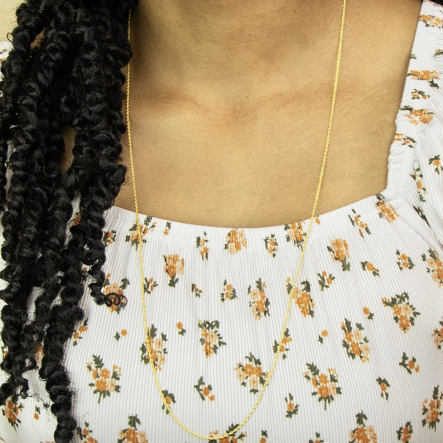 Sterling Silver Yellow Gold Plated Prince of Wales Chain 30 Inch 7620836 4