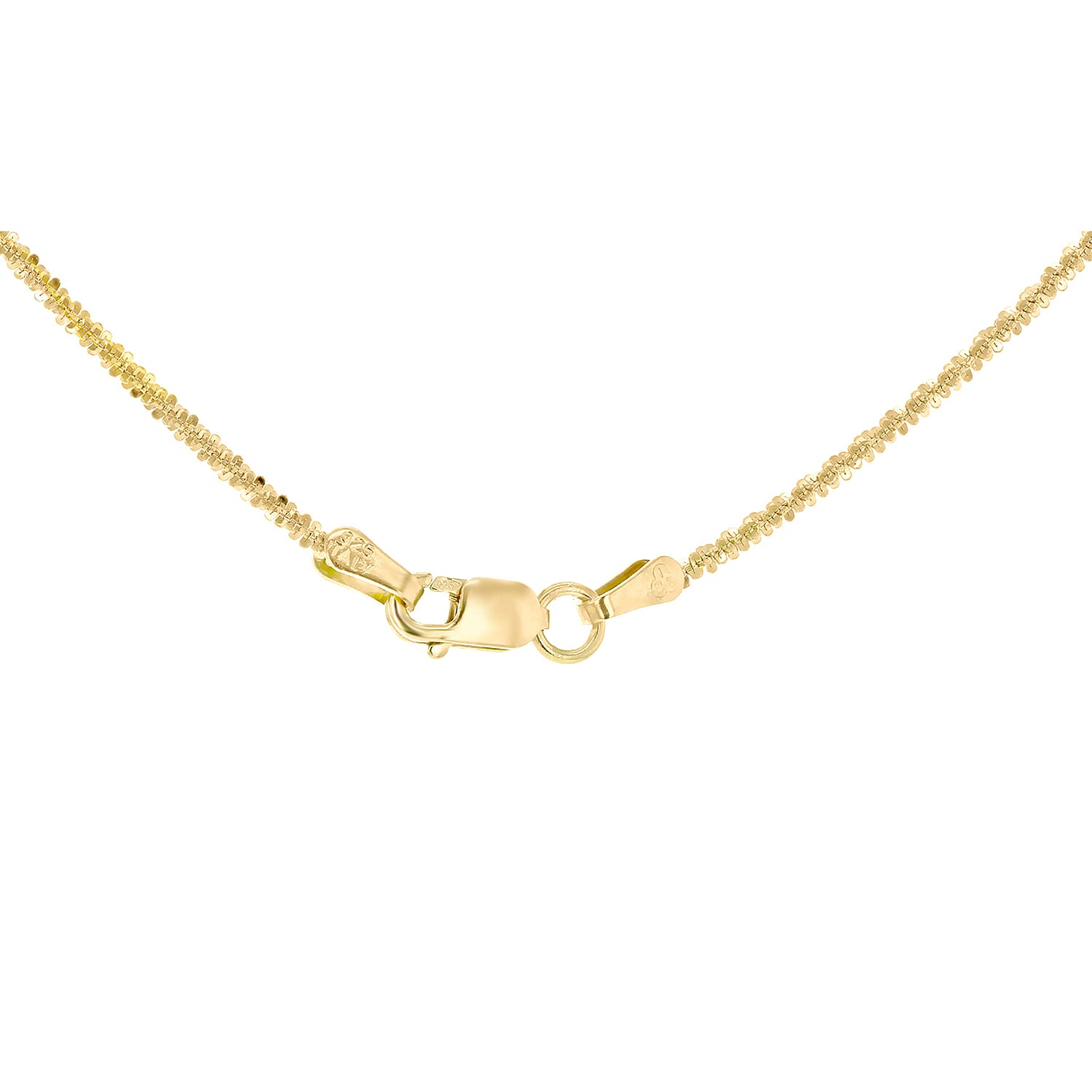 Sterling Silver Yellow Gold Plated Tocalle Chain 20 Inch 7620544 7