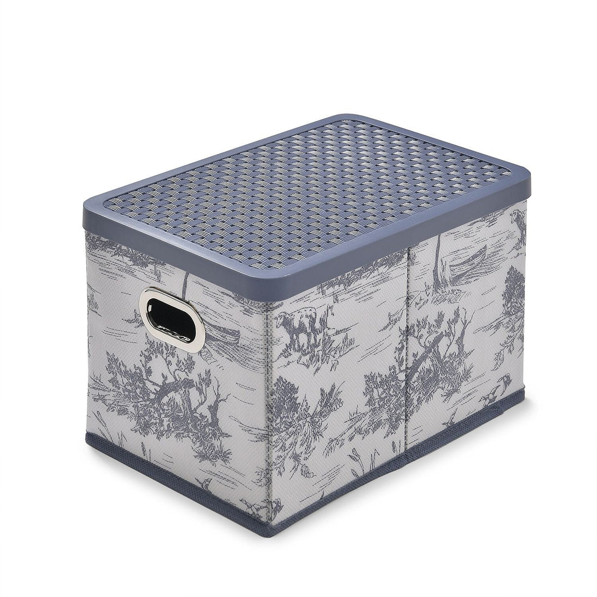 Set of 3 Foldable Storage Boxes - Blue 7826279 11