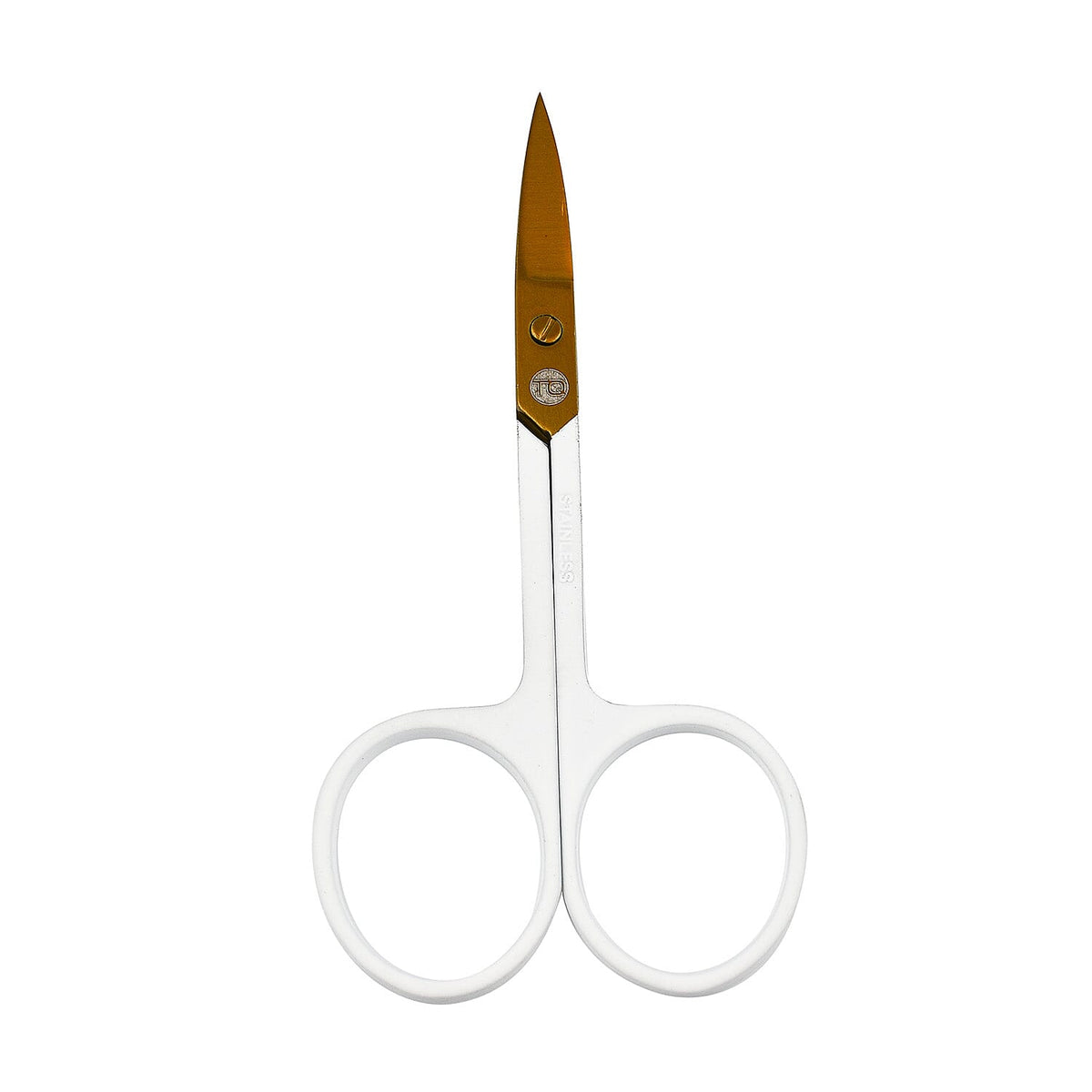 Straight Cuticle Scissors- Rose Gold and White 6505630 0