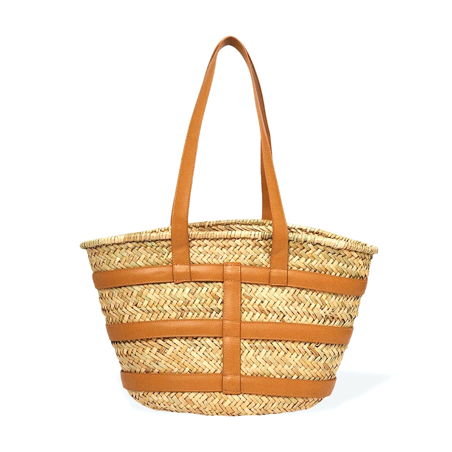 Straw Tote Bag - Tan V32530416 0