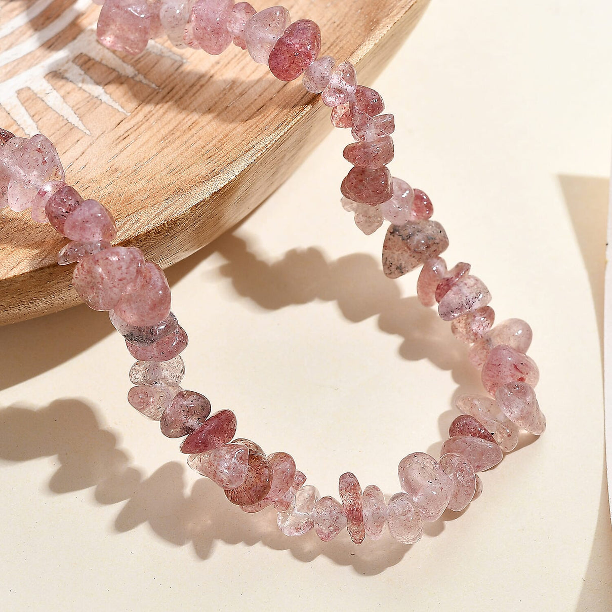 Strawberry Quartz Stone Necklace (Size - 30) 270.00 Ct. 8203454 1