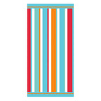 Stripe Microfibre Beach Towel (90 x 180cm) - Multicolour