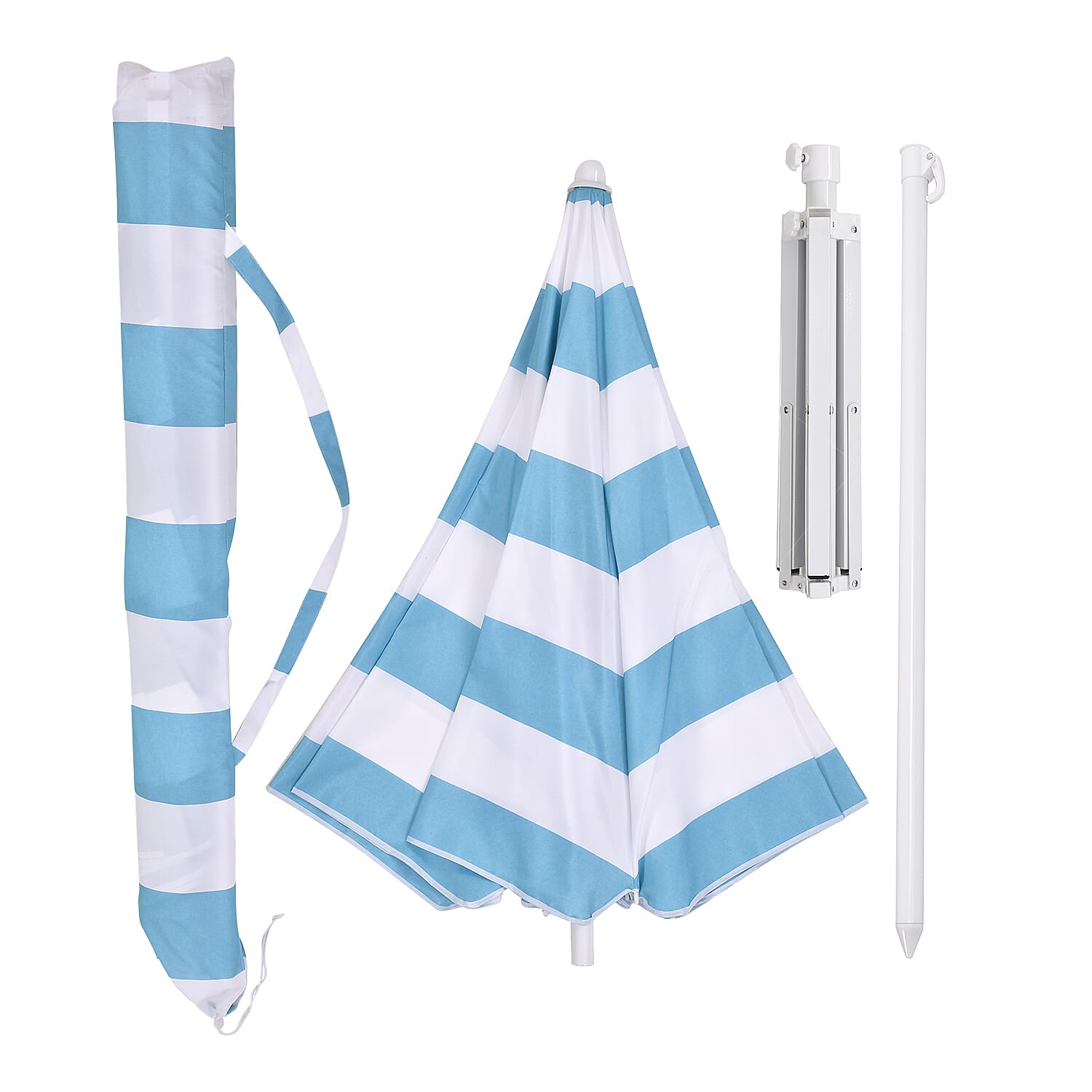 Multi-Purpose Adjustable Parasol with Carry Bag (Size 170 cm) - Blue 7255509 1
