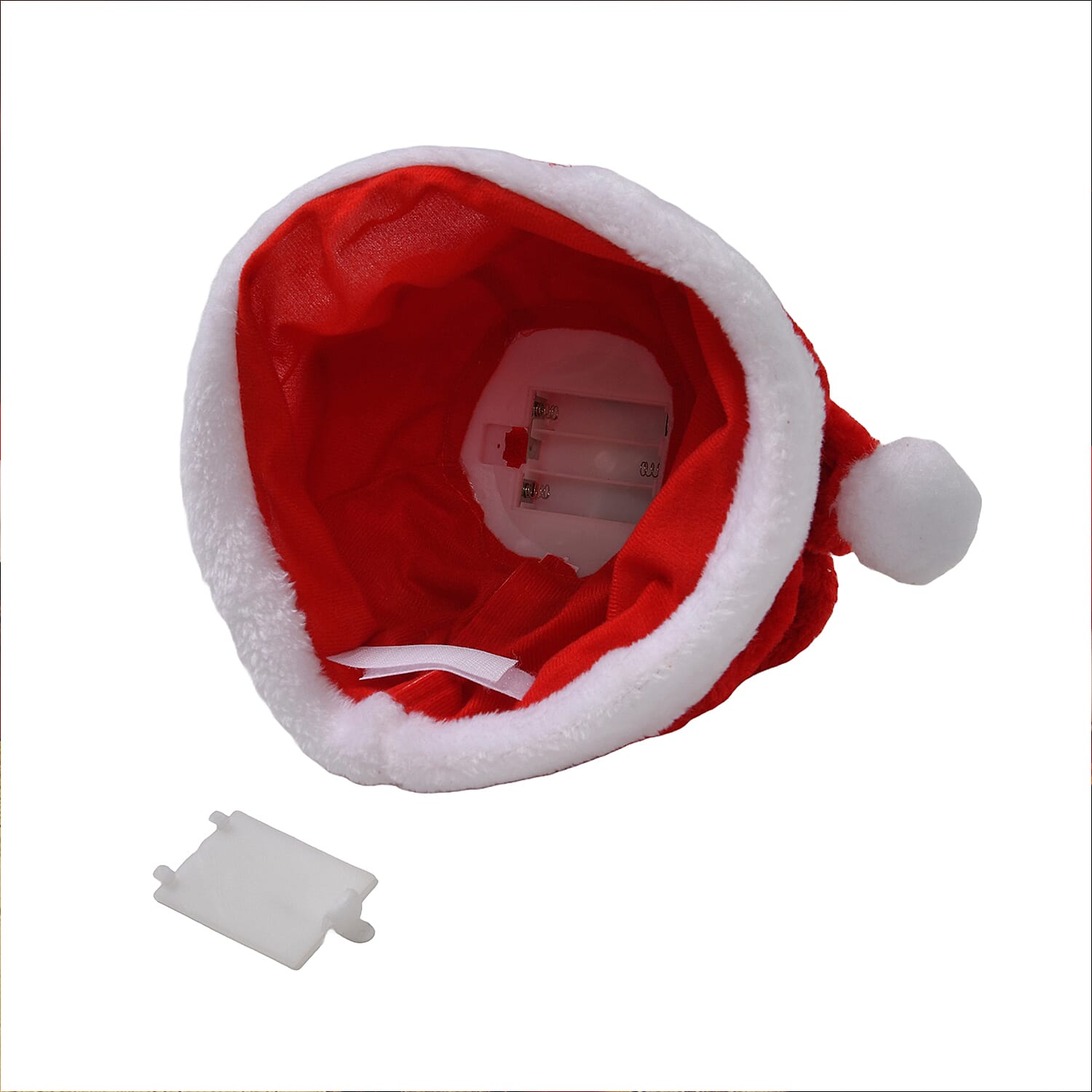 Stuffed Dancing Christmas Hat â€“ Red &amp; White Festive Motion Hat | Battery Operated 7851255 5