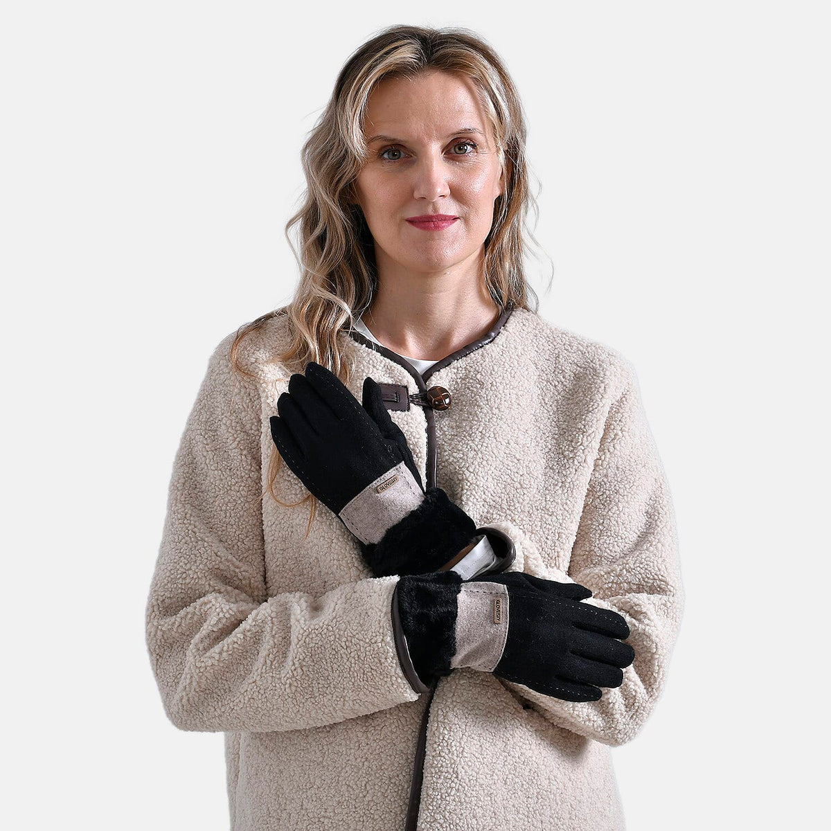 Styled By Glove and Mitten (Size - One Size) - Black &amp; Grey V32586575 0