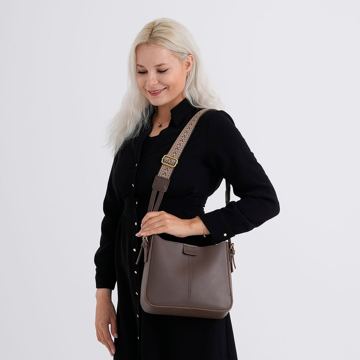 Styled By Crossbody Bag (Size - One Size) - Coffee V32582322 3