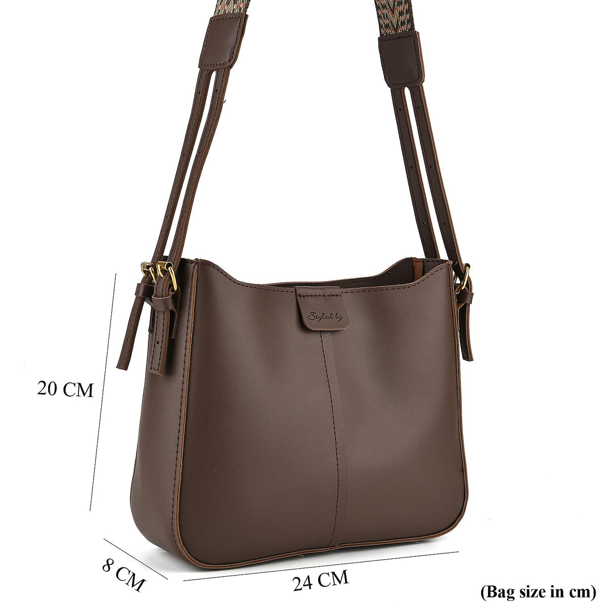 Styled By Crossbody Bag (Size - One Size) - Coffee V32582322 8