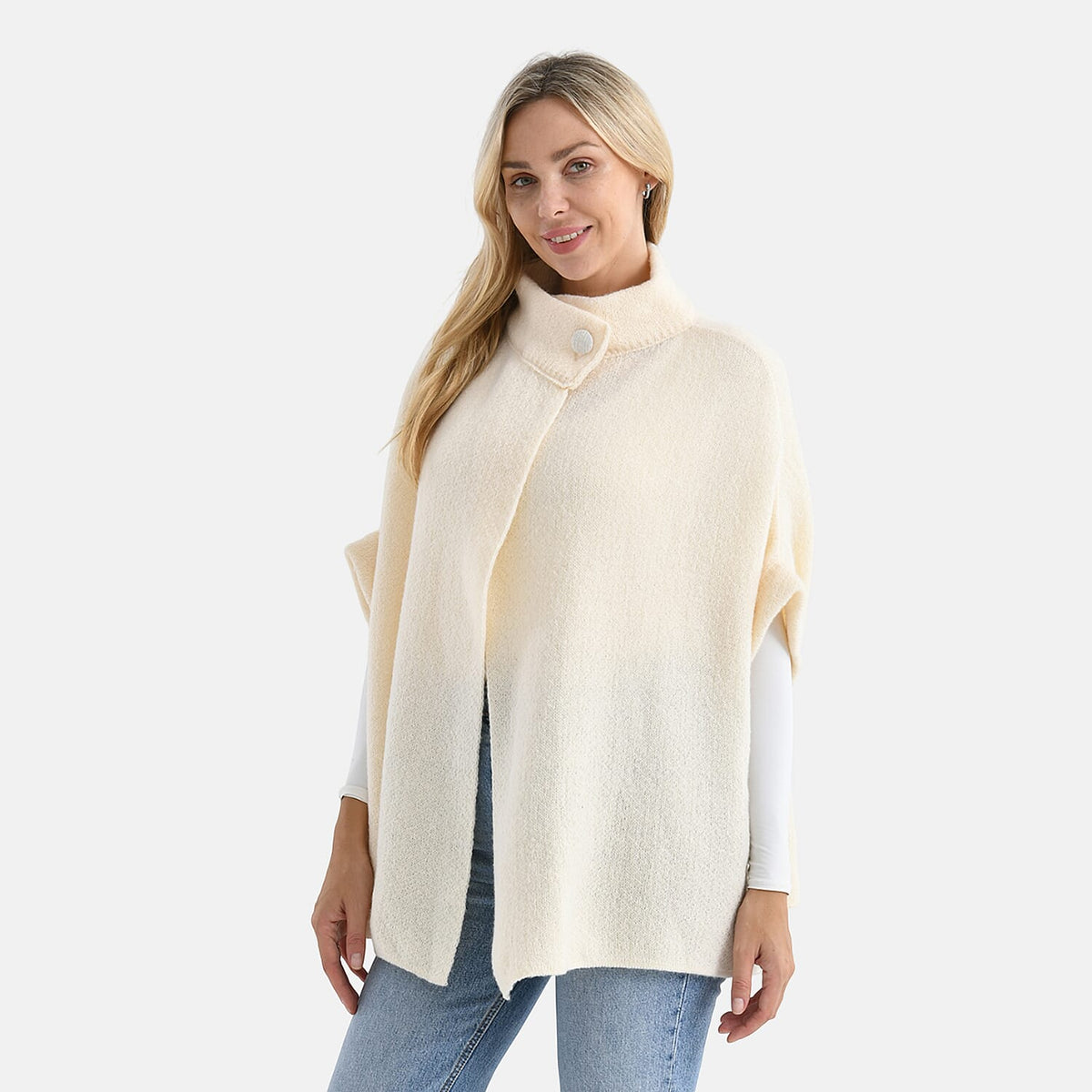 Styled By Patterned Cardigan (Size - One Size) - White V32606470 3