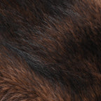 Styled By Faux fur Scarf (One Size) - Dark Brown