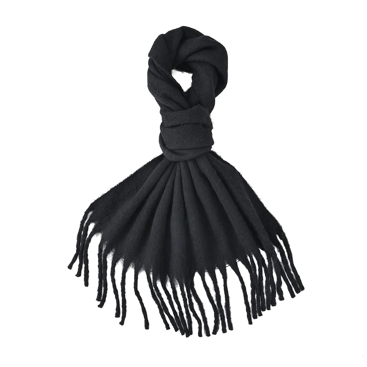 Styled By Soft Scarf with Fringes (180 x 35 Cm) - Black 8248205 5