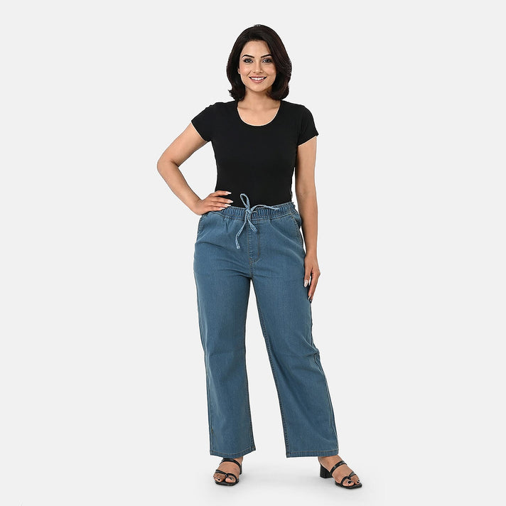Styled By Tencil Denim Patterned Jean and Pant/Trouser (Size - Large) - Mocha V32622973 1