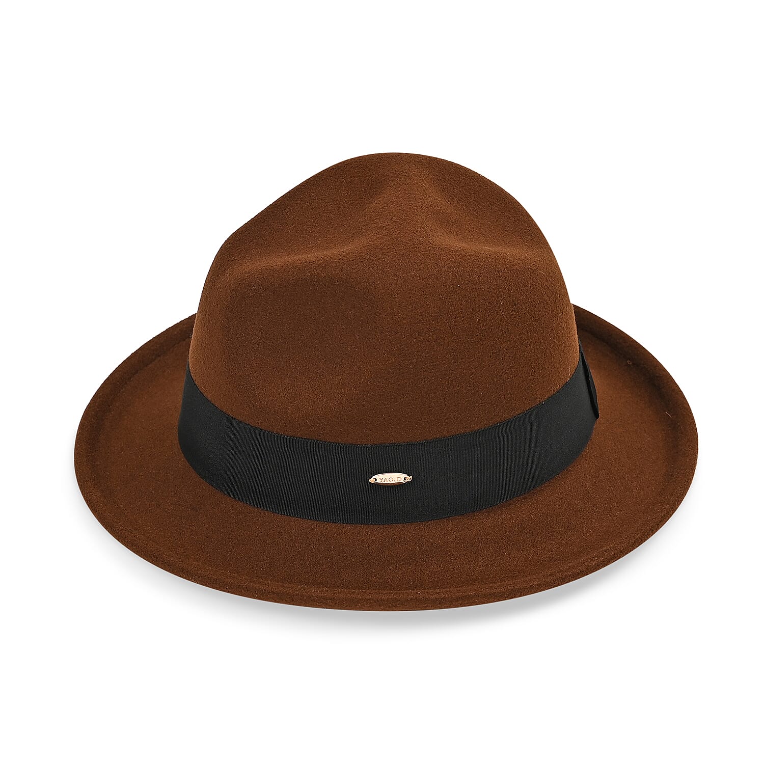 Stylish Trilby-Fedora Hat (One Size) - Brown 8229335 0