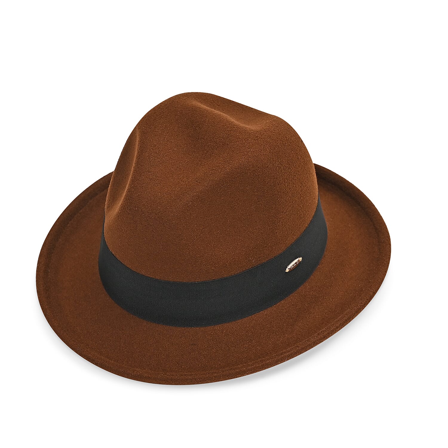 Stylish Trilby-Fedora Hat (One Size) - Brown 8229335 4