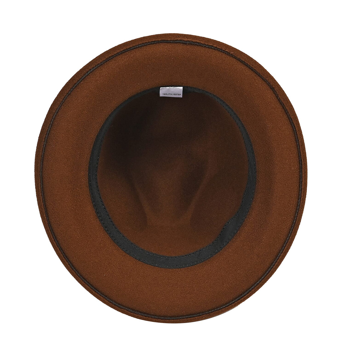 Stylish Trilby-Fedora Hat (One Size) - Brown 8229335 6