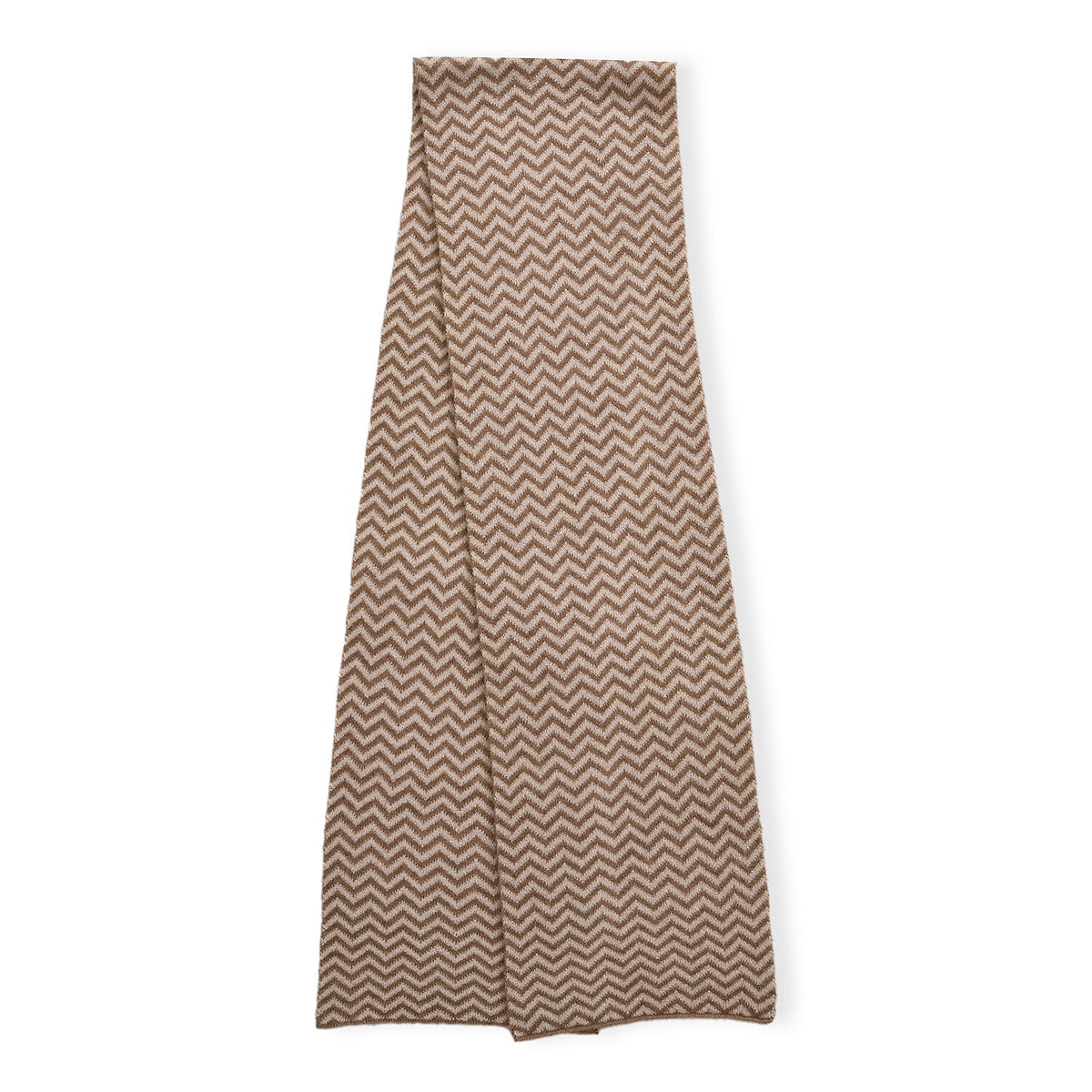 Stylish Knit Scarf &amp; Headband Set - Beige &amp; Off-White V32516486 3