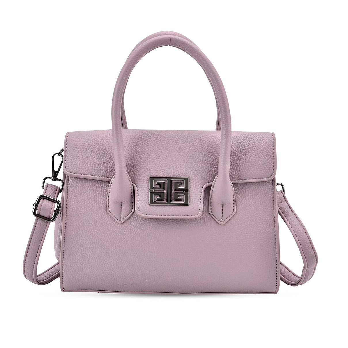 Stylish Purple Rectangular Crossbody Bag with Top Handle V32354391 0