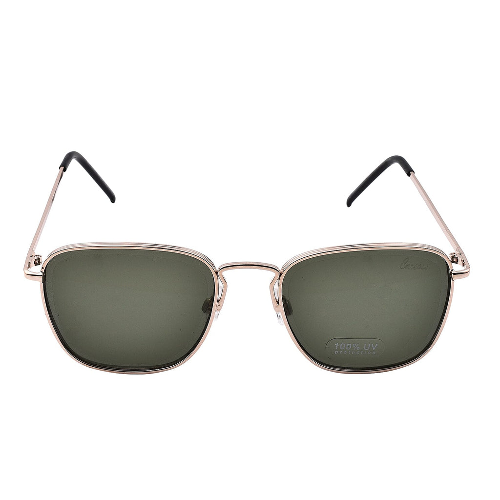 Bridge Sunglasses with Metal Frame - Black