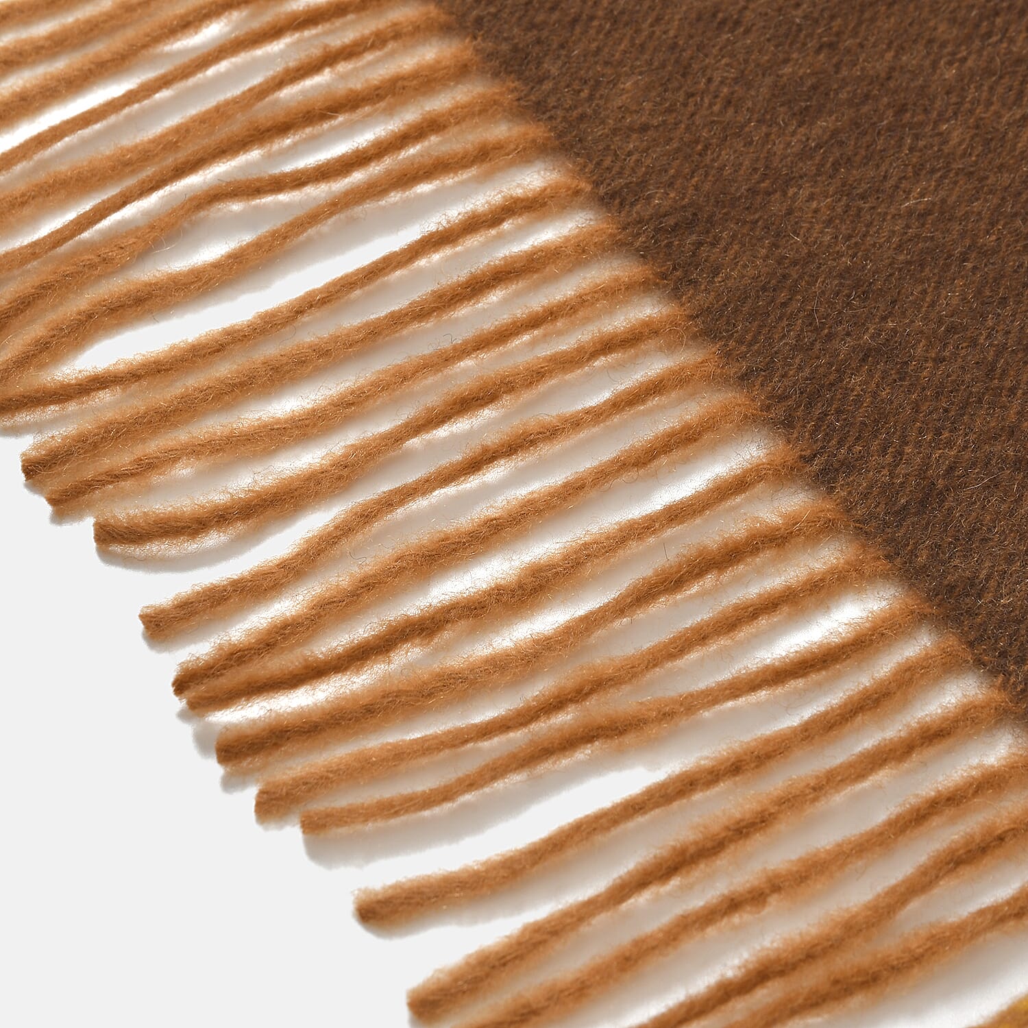 Stylish and Versatile Unisex 100% Wool Scarf - Brown 7853682 6