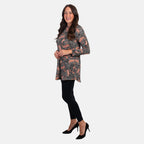 Sugar Crisp Polyester Tunic (Size 1x1 cm) - Black