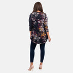Sugar Crisp Polyester Tunic (Size 1x1 cm) - Navy