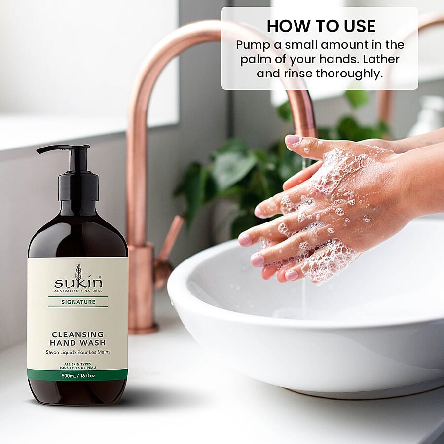 Sukin: Signature Hand Wash (Pump) - 500ml 7072648 2