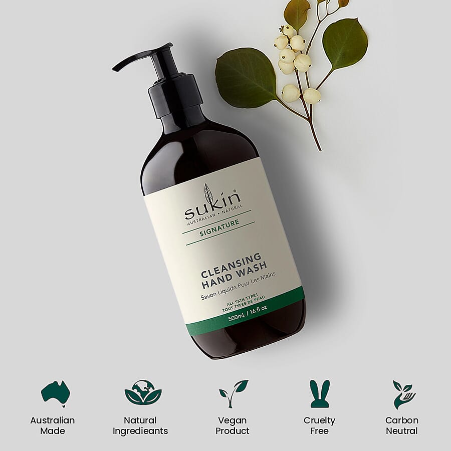Sukin: Signature Hand Wash (Pump) - 500ml 7072648 3