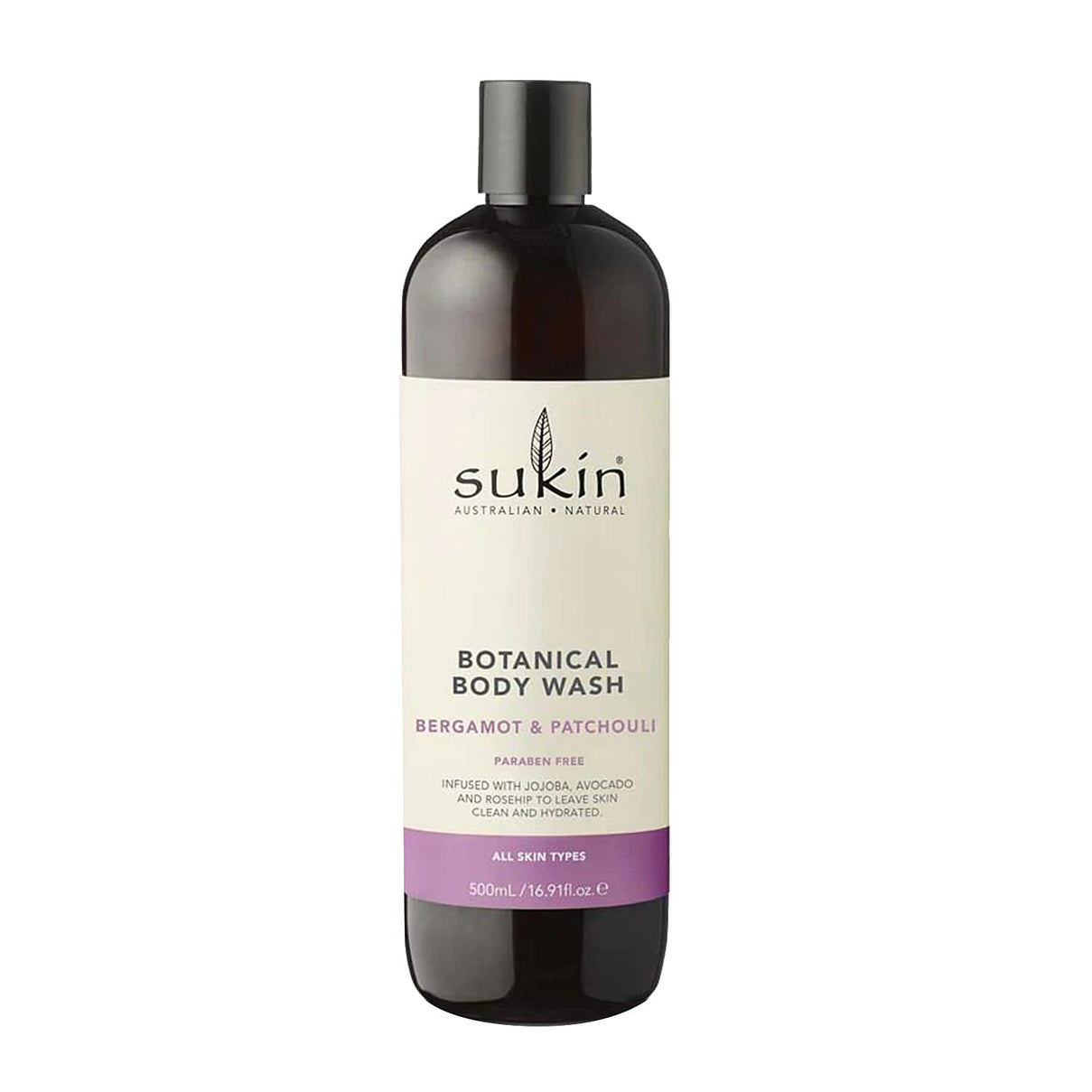 Sukin-Bergamot and Patchouli Body Wash - 500ml 7072622 0