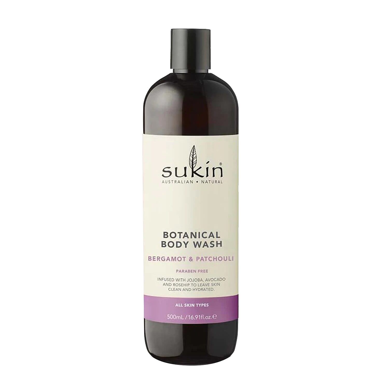 Sukin-Bergamot and Patchouli Body Wash - 500ml 7072622 0