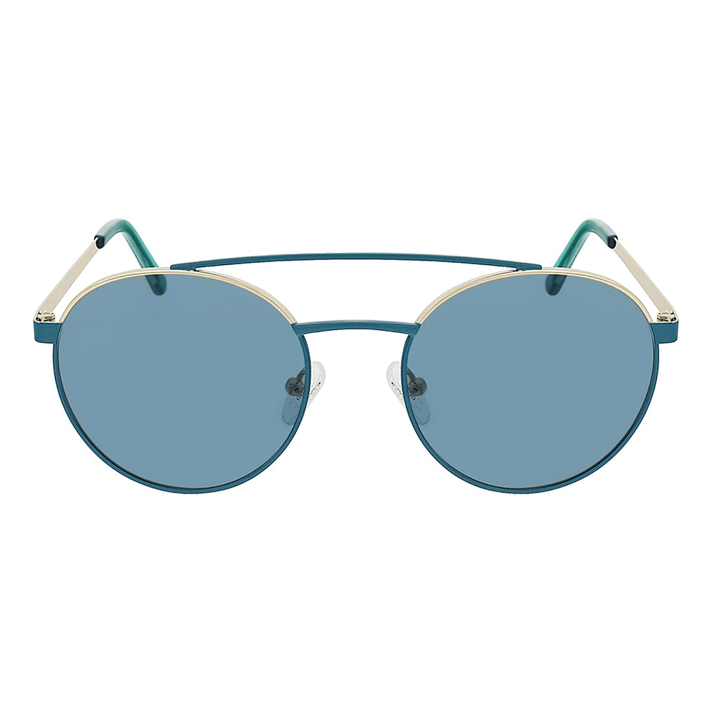 Summer Closeout- GUESS Unisex Blue Round Aviator