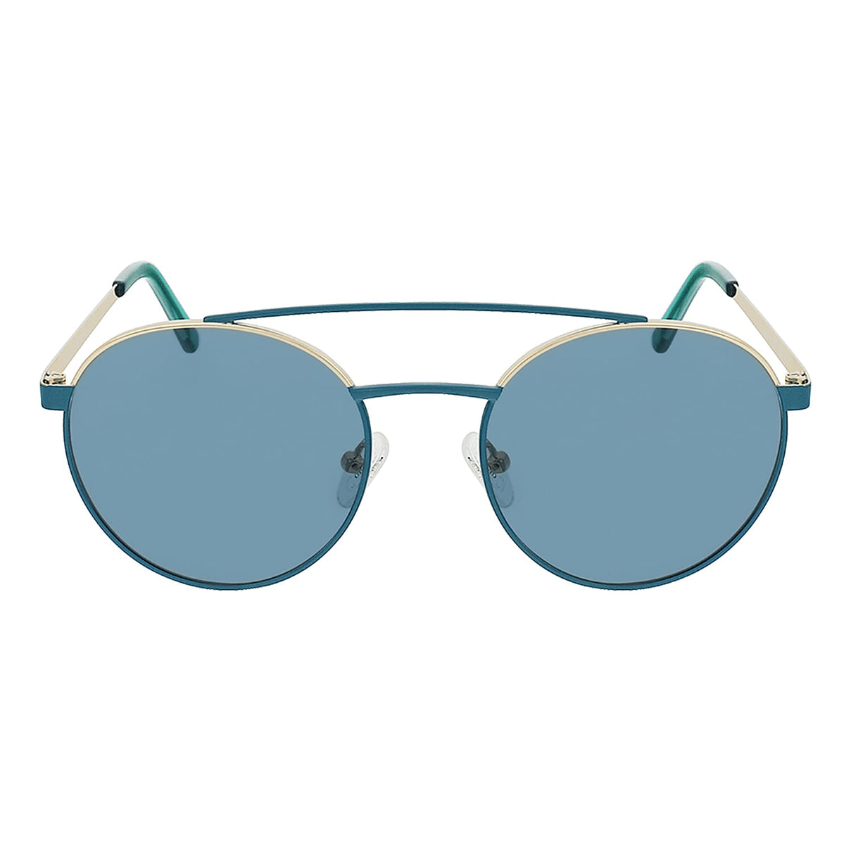 Summer Closeout- GUESS Unisex Blue Round Aviator 7576488 0