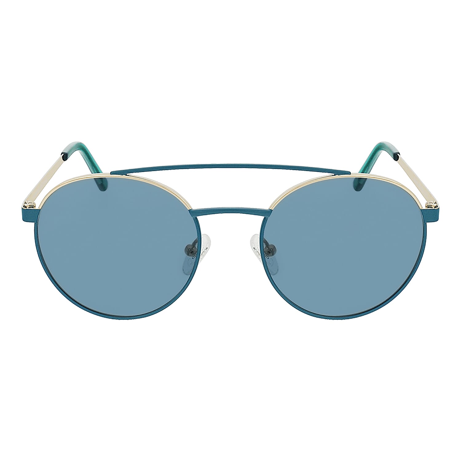 Summer Closeout- GUESS Unisex Blue Round Aviator 7576488 0
